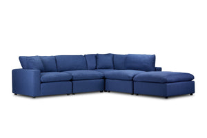 Ashton 5pc Modular Sectional with Ottoman