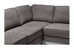 Westley 4pc Sectional Sofa :: Configuration: RAF - Chaise on the Right