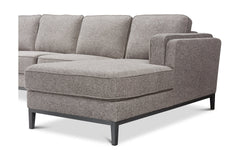 Westley 4pc Sectional Sofa :: Configuration: RAF - Chaise on the Right