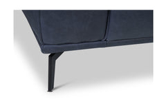 Harlow 2pc Leather Sectional Sofa :: Configuration: RAF - Chaise on the Right