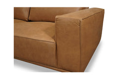 Harlow 2pc Leather Sectional Sofa :: Configuration: LAF - Chaise on the Left