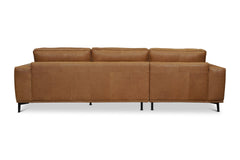 Harlow 2pc Leather Sectional Sofa :: Configuration: LAF - Chaise on the Left