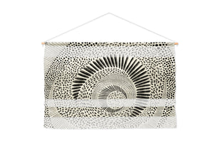 Hand Drawn Patterned Abstract Wall Hanging by Alisa Galitsyna