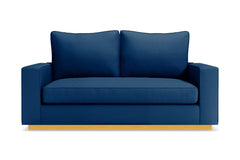 Harper Apartment Size Sleeper Sofa :: Leg Finish: Natural / Sleeper Option: Deluxe Innerspring Mattress