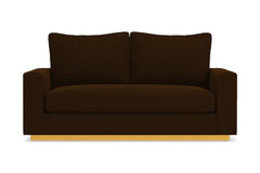 Harper Apartment Size Sleeper Sofa :: Leg Finish: Natural / Sleeper Option: Deluxe Innerspring Mattress