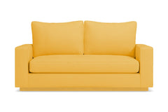 Harper Apartment Size Sleeper Sofa :: Leg Finish: Natural / Sleeper Option: Deluxe Innerspring Mattress