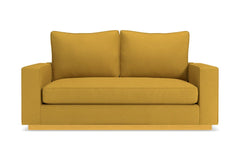 Harper Apartment Size Sleeper Sofa :: Leg Finish: Natural / Sleeper Option: Deluxe Innerspring Mattress
