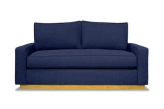 Harper Twin Size Sleeper Sofa :: Leg Finish: Natural / Sleeper Option: Deluxe Innerspring Mattress