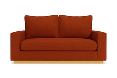 Harper Apartment Size Sleeper Sofa :: Leg Finish: Natural / Sleeper Option: Deluxe Innerspring Mattress