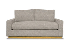 Harper Twin Size Sleeper Sofa :: Leg Finish: Natural / Sleeper Option: Deluxe Innerspring Mattress