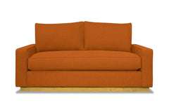 Harper Apartment Size Sleeper Sofa :: Leg Finish: Natural / Sleeper Option: Deluxe Innerspring Mattress