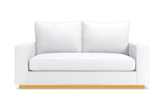 Harper Apartment Size Sleeper Sofa :: Leg Finish: Natural / Sleeper Option: Deluxe Innerspring Mattress