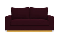 Harper Apartment Size Sleeper Sofa :: Leg Finish: Natural / Sleeper Option: Deluxe Innerspring Mattress