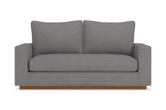 Harper Twin Size Sleeper Sofa :: Leg Finish: Pecan / Sleeper Option: Deluxe Innerspring Mattress