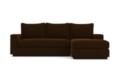 Harper Reversible Chaise Sleeper Sofa :: Leg Finish: Espresso / Sleeper Option: Deluxe Innerspring Mattress
