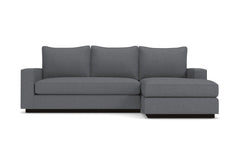 Harper Reversible Chaise Sleeper Sofa :: Leg Finish: Espresso / Sleeper Option: Deluxe Innerspring Mattress