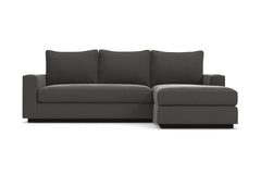 Harper Reversible Chaise Sleeper Sofa :: Leg Finish: Espresso / Sleeper Option: Deluxe Innerspring Mattress