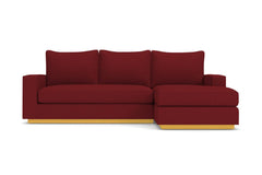 Harper Reversible Chaise Sleeper Sofa :: Leg Finish: Natural / Sleeper Option: Deluxe Innerspring Mattress