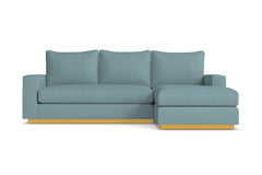 Harper Reversible Chaise Sleeper Sofa :: Leg Finish: Natural / Sleeper Option: Memory Foam Mattress