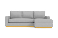 Harper Reversible Chaise Sofa :: Leg Finish: Natural
