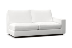 Harper Right Arm Apartment Size Sofa :: Leg Finish: Espresso / Configuration: RAF - Chaise on the Right