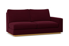 Harper Right Arm Apartment Size Sofa :: Leg Finish: Natural / Configuration: RAF - Chaise on the Right