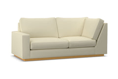 Harper Left Arm Corner Apt Size Sofa :: Leg Finish: Natural / Configuration: LAF - Chaise on the Left