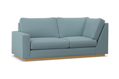 Harper Left Arm Corner Apt Size Sofa :: Leg Finish: Natural / Configuration: LAF - Chaise on the Left