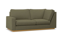 Harper Left Arm Corner Apt Size Sofa :: Leg Finish: Natural / Configuration: LAF - Chaise on the Left