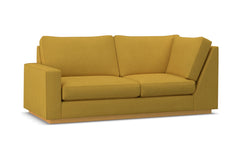 Harper Left Arm Corner Apt Size Sofa :: Leg Finish: Natural / Configuration: LAF - Chaise on the Left