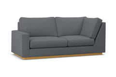 Harper Left Arm Corner Apt Size Sofa :: Leg Finish: Natural / Configuration: LAF - Chaise on the Left