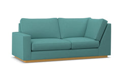 Harper Left Arm Corner Apt Size Sofa :: Leg Finish: Natural / Configuration: LAF - Chaise on the Left