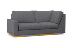 Harper Left Arm Corner Apt Size Sofa :: Leg Finish: Natural / Configuration: LAF - Chaise on the Left