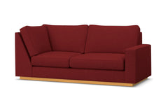 Harper Right Arm Corner Apt Size Sofa :: Leg Finish: Natural / Configuration: RAF - Chaise on the Right