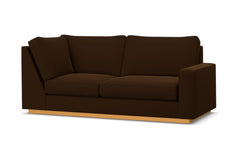 Harper Right Arm Corner Apt Size Sofa :: Leg Finish: Natural / Configuration: RAF - Chaise on the Right
