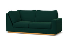 Harper Right Arm Corner Apt Size Sofa :: Leg Finish: Natural / Configuration: RAF - Chaise on the Right