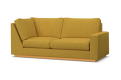Harper Right Arm Corner Apt Size Sofa :: Leg Finish: Natural / Configuration: RAF - Chaise on the Right