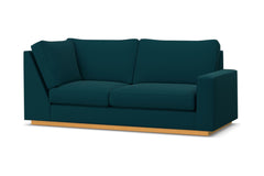 Harper Right Arm Corner Apt Size Sofa :: Leg Finish: Natural / Configuration: RAF - Chaise on the Right