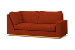 Harper Right Arm Corner Apt Size Sofa :: Leg Finish: Natural / Configuration: RAF - Chaise on the Right