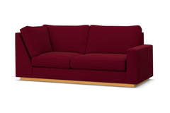 Harper Right Arm Corner Apt Size Sofa :: Leg Finish: Natural / Configuration: RAF - Chaise on the Right