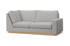 Harper Right Arm Corner Apt Size Sofa :: Leg Finish: Natural / Configuration: RAF - Chaise on the Right