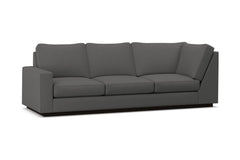 Harper Left Arm Corner Sofa :: Leg Finish: Espresso / Configuration: LAF - Chaise on the Left