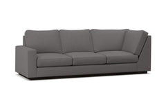 Harper Left Arm Corner Sofa :: Leg Finish: Espresso / Configuration: LAF - Chaise on the Left