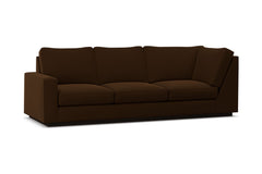 Harper Left Arm Corner Sofa :: Leg Finish: Espresso / Configuration: LAF - Chaise on the Left