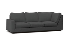 Harper Left Arm Corner Sofa :: Leg Finish: Espresso / Configuration: LAF - Chaise on the Left