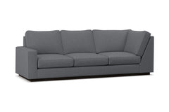 Harper Left Arm Corner Sofa :: Leg Finish: Espresso / Configuration: LAF - Chaise on the Left
