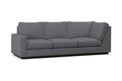 Harper Left Arm Corner Sofa :: Leg Finish: Espresso / Configuration: LAF - Chaise on the Left