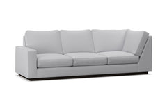 Harper Left Arm Corner Sofa :: Leg Finish: Espresso / Configuration: LAF - Chaise on the Left