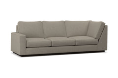 Harper Left Arm Corner Sofa :: Leg Finish: Espresso / Configuration: LAF - Chaise on the Left