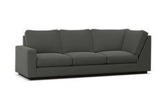 Harper Left Arm Corner Sofa :: Leg Finish: Espresso / Configuration: LAF - Chaise on the Left